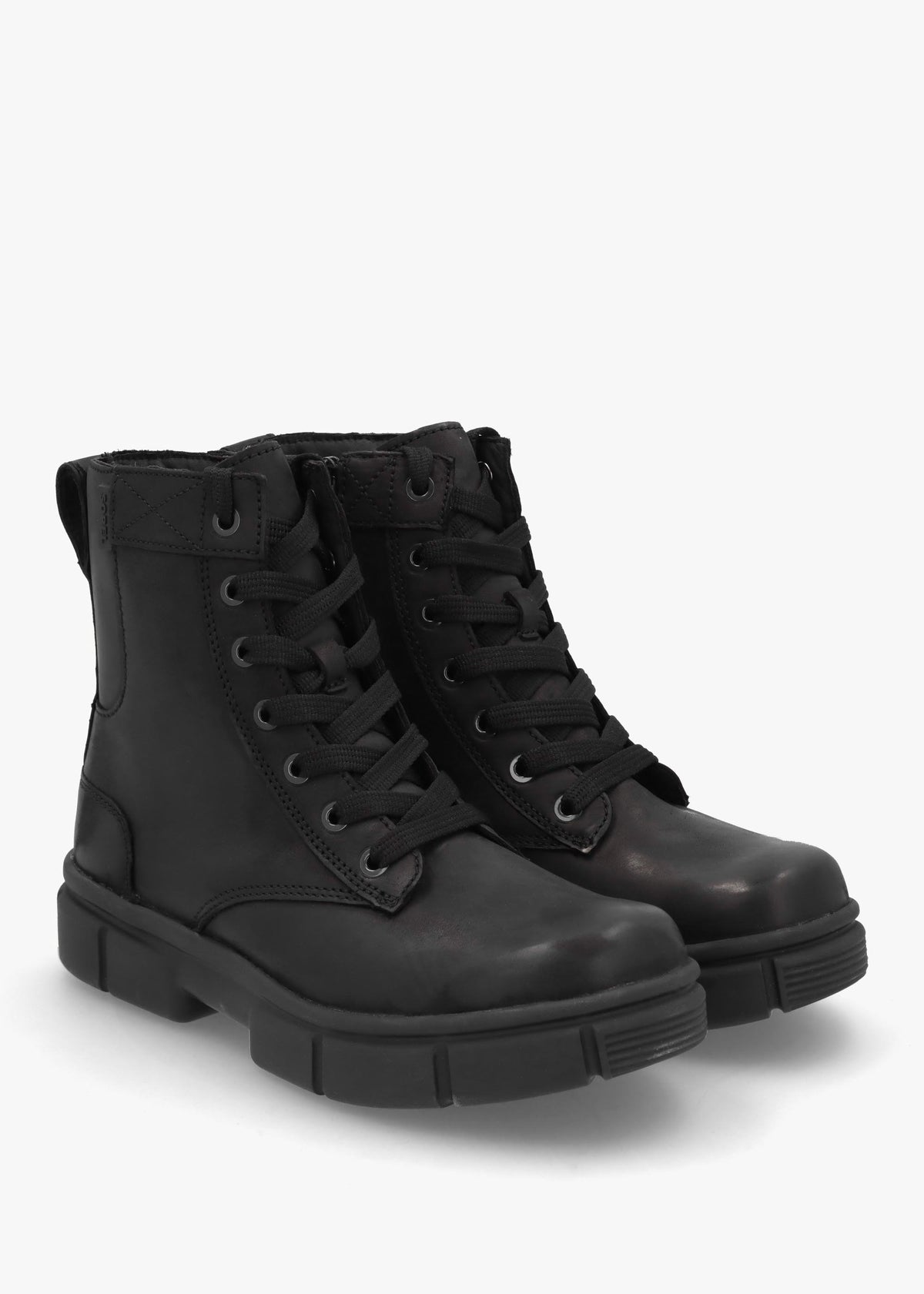 Women’s Explorer STRT™ Black Black Leather Lace Up Boots