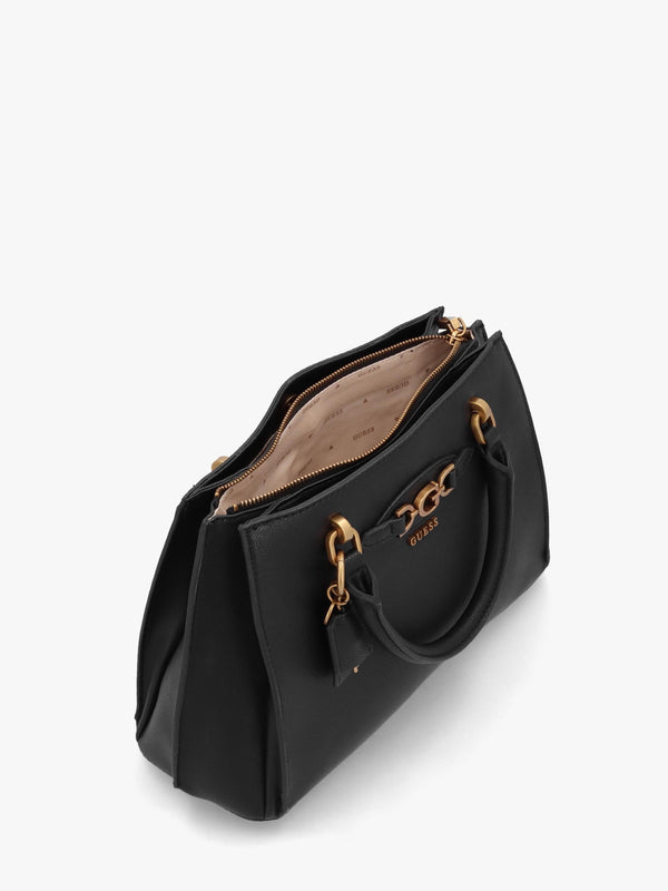 Malva Girlfriend Black Satchel Bag