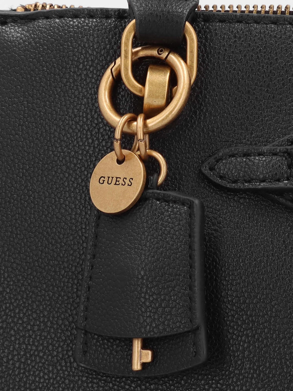 Malva Girlfriend Black Satchel Bag
