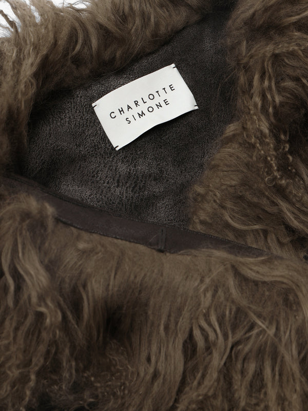 Olive 70’s Black & Khaki Wool Blend Jacket