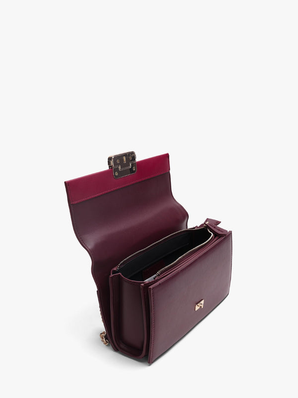Alpheus Vino Rosso Front Flap Shoulder Bag
