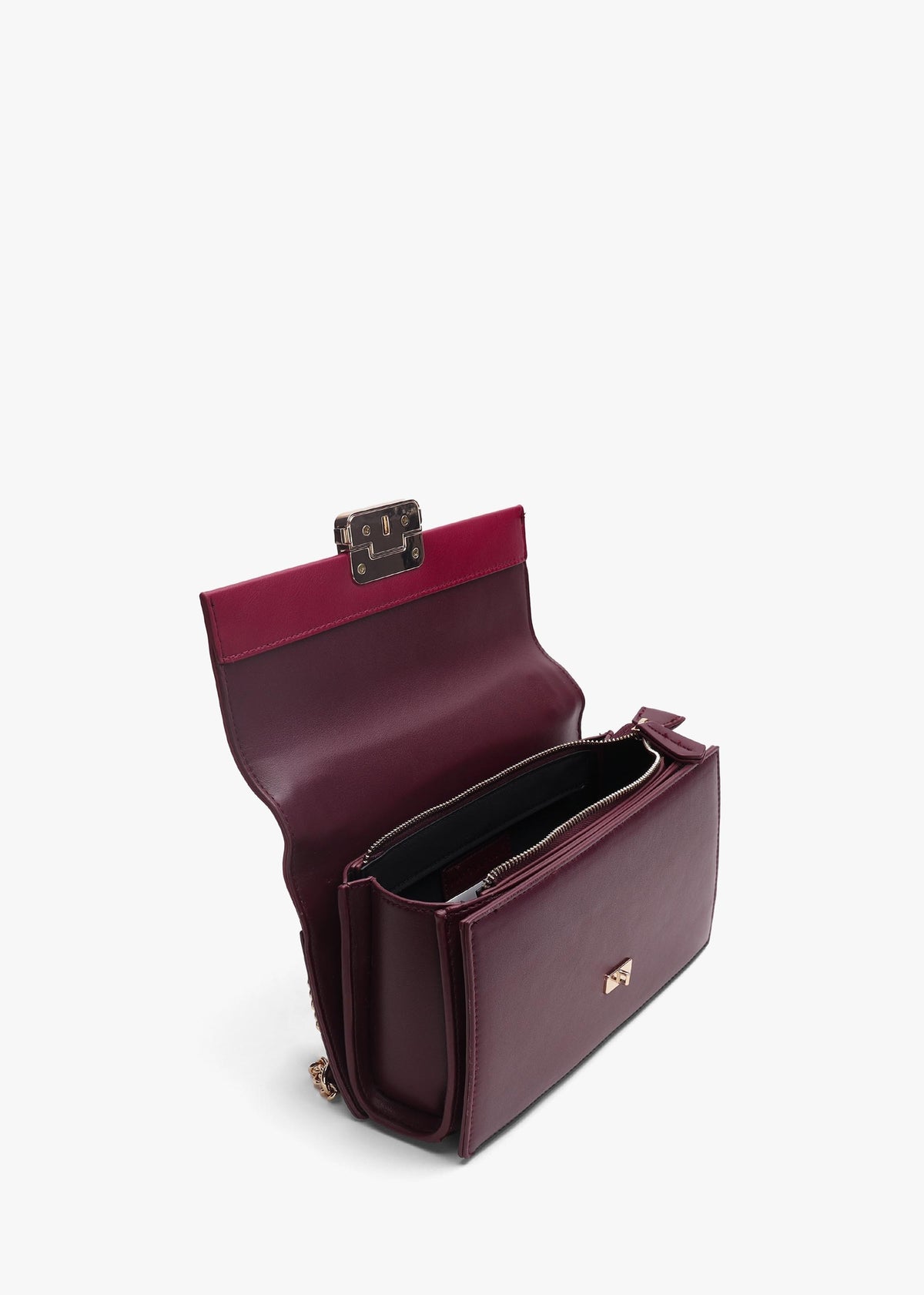 Alpheus Vino Rosso Front Flap Shoulder Bag
