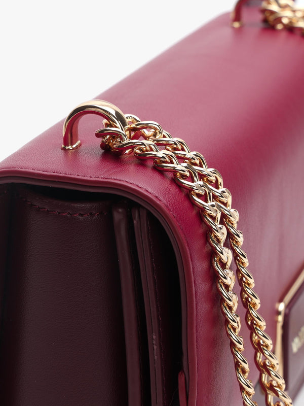 Alpheus Vino Rosso Front Flap Shoulder Bag