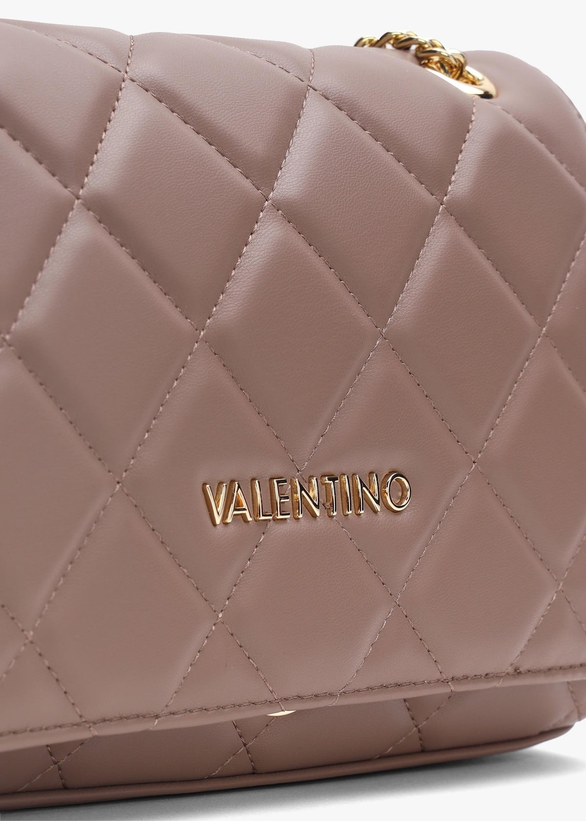 Ocarina Quilted Taupe Satchel Bag