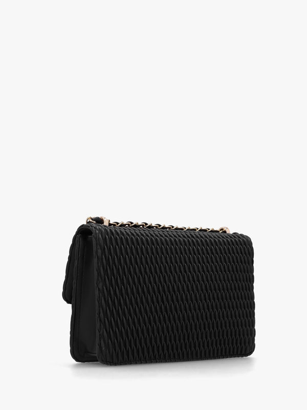 Frequency Relove Recycle Nero Textured Cross-Body Bag