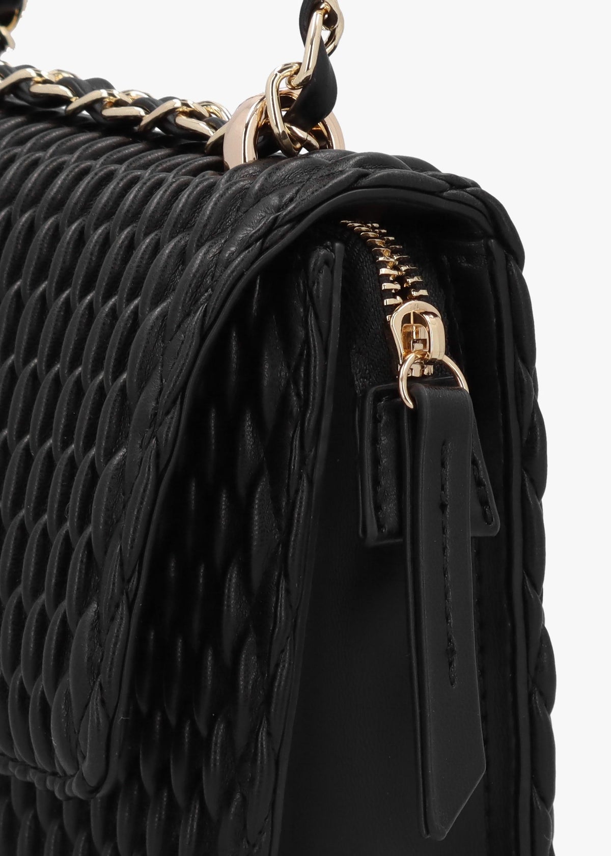 Frequency Relove Recycle Nero Textured Cross-Body Bag