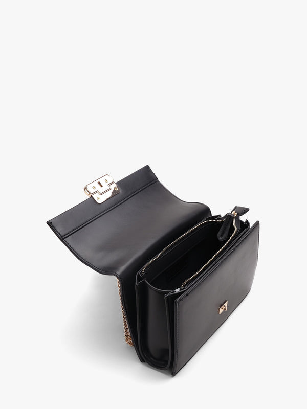 Alpheus Nero Front Flap Shoulder Bag