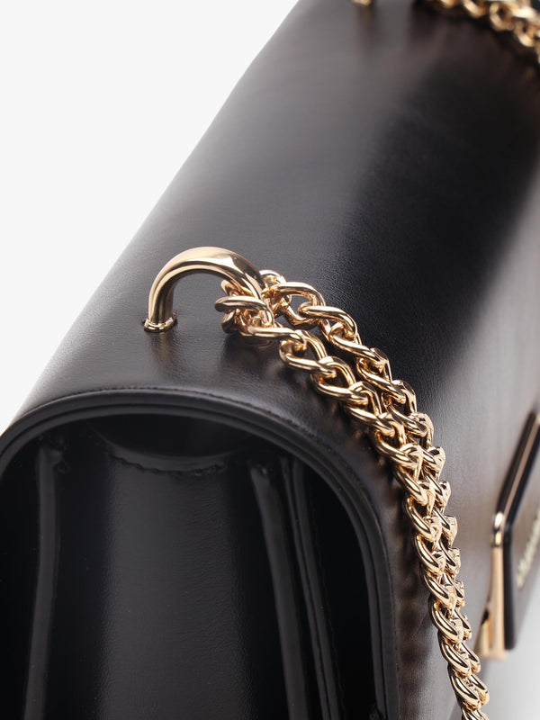Alpheus Nero Front Flap Shoulder Bag