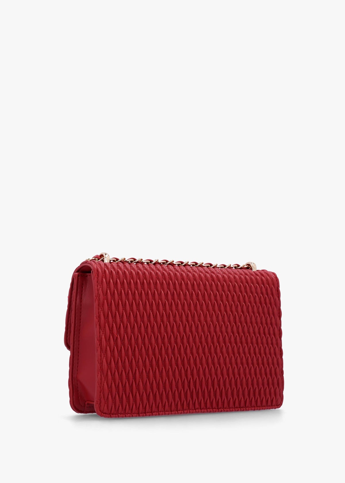 Frequency Relove Recycle Rosso Scuro Textured Cross-Body Bag