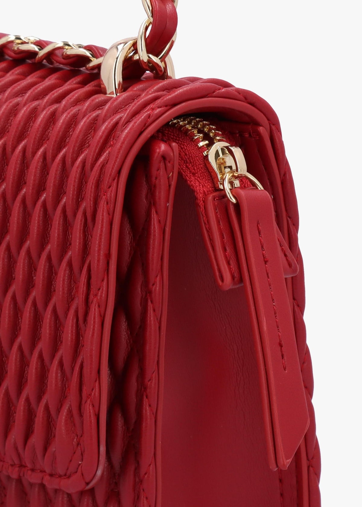 Frequency Relove Recycle Rosso Scuro Textured Cross-Body Bag