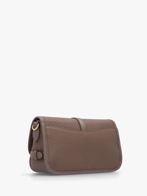 Zeno Taupe Tumbled Cross-Body Bag