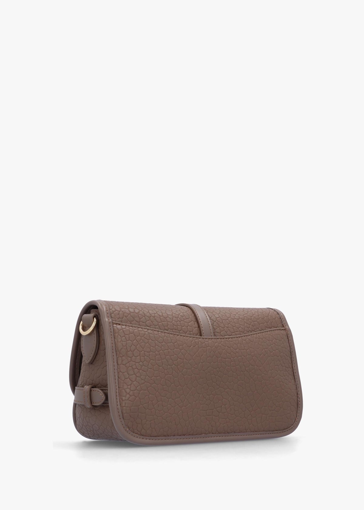 Zeno Taupe Tumbled Cross-Body Bag