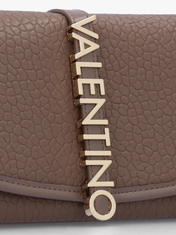 Zeno Taupe Tumbled Cross-Body Bag