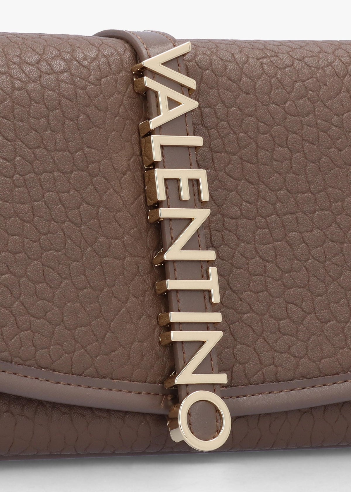 Zeno Taupe Tumbled Cross-Body Bag