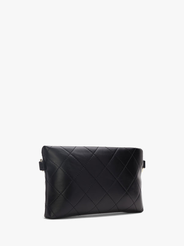 Nur Quilted Nero Pouch Bag