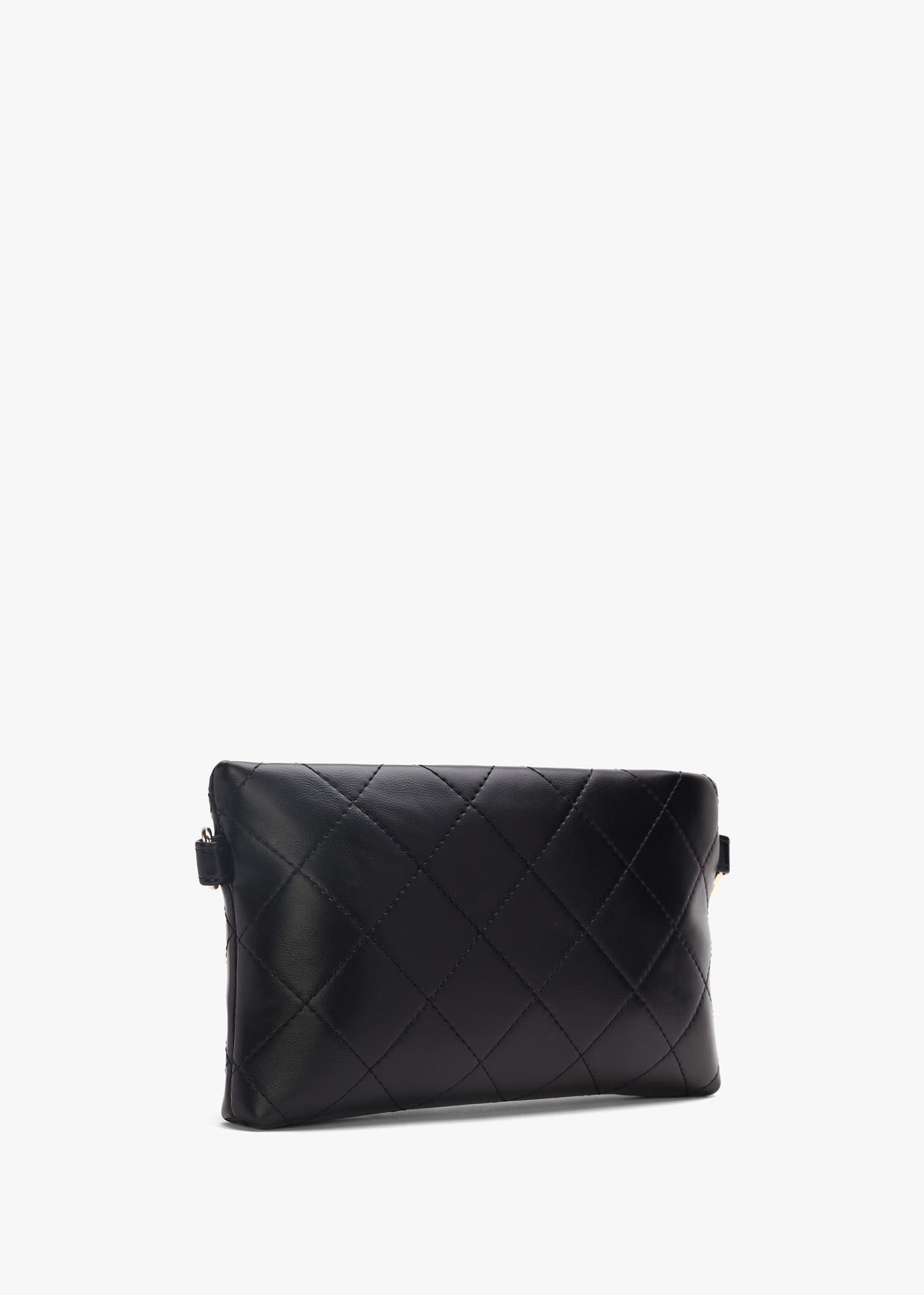 Nur Quilted Nero Pouch Bag