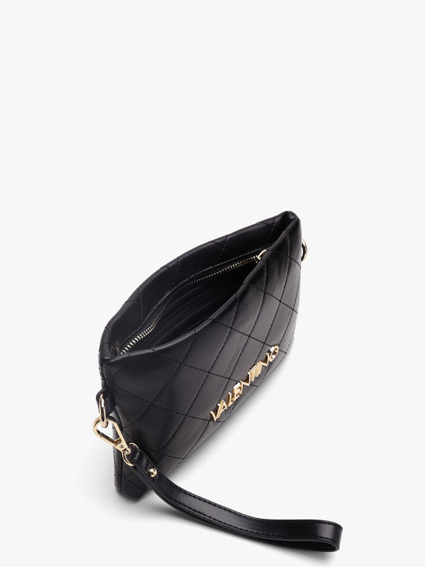 Nur Quilted Nero Pouch Bag