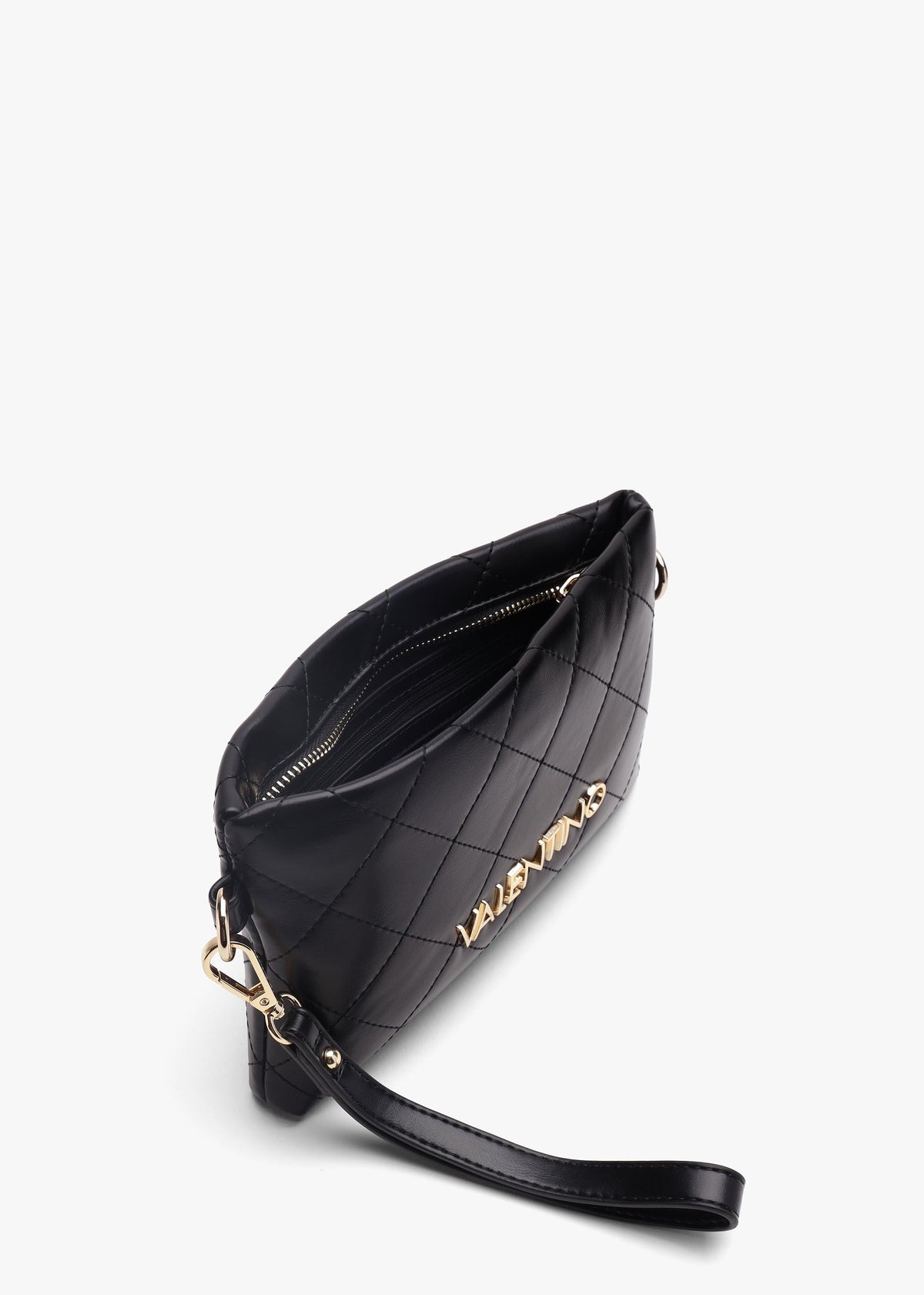 Nur Quilted Nero Pouch Bag