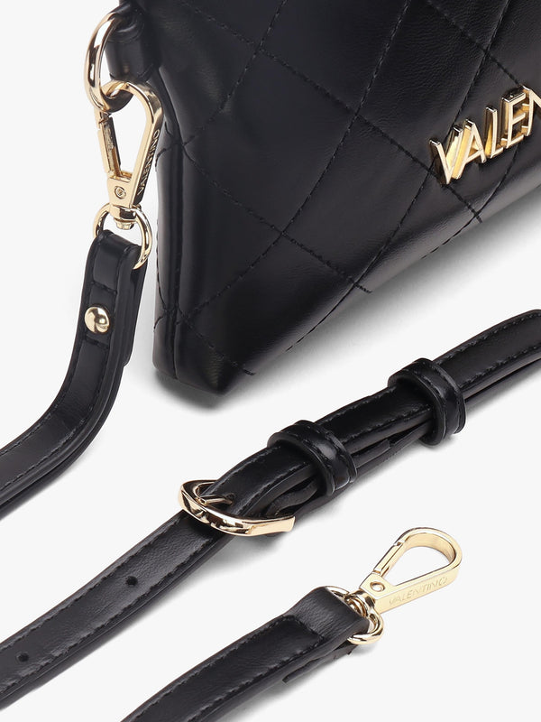 Nur Quilted Nero Pouch Bag