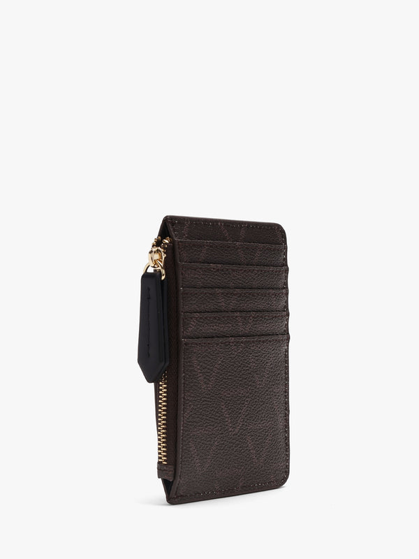 Lady Relove Recycle Moro Nero Logo Card Case