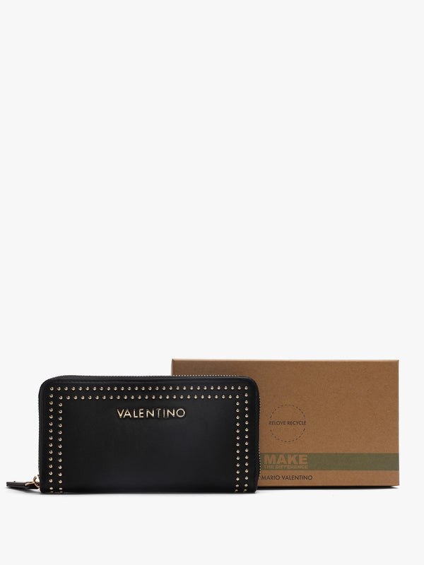 Shine Relove Recycle Nero Zip Around Wallet