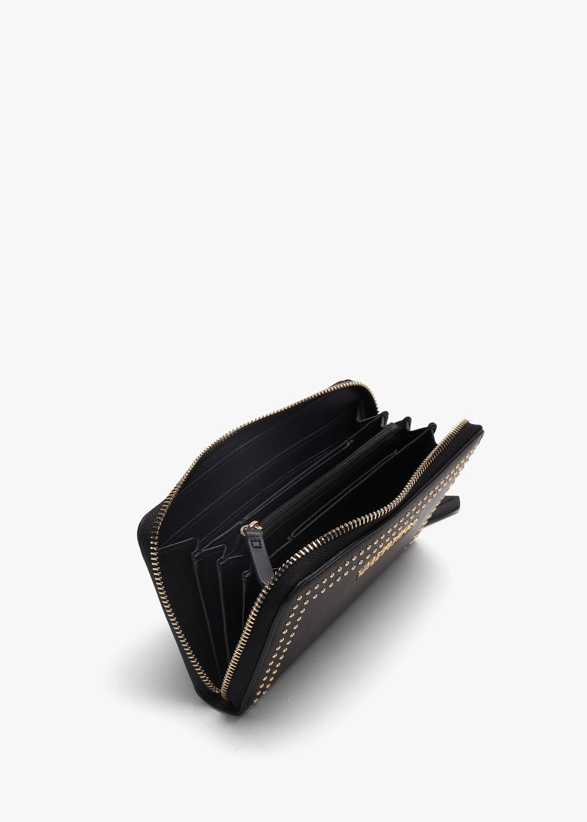 Shine Relove Recycle Nero Zip Around Wallet