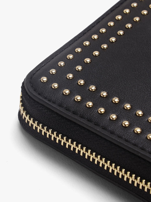 Shine Relove Recycle Nero Zip Around Wallet