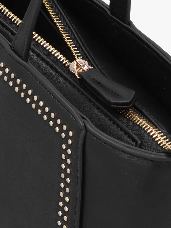 Shine Nero Shopper Bag