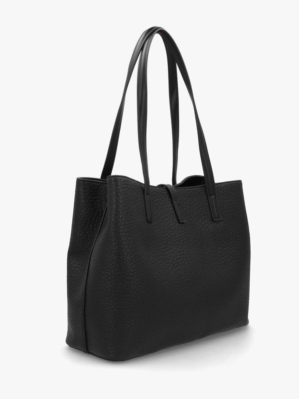 Zeno Nero Tumbled Shopper Bag