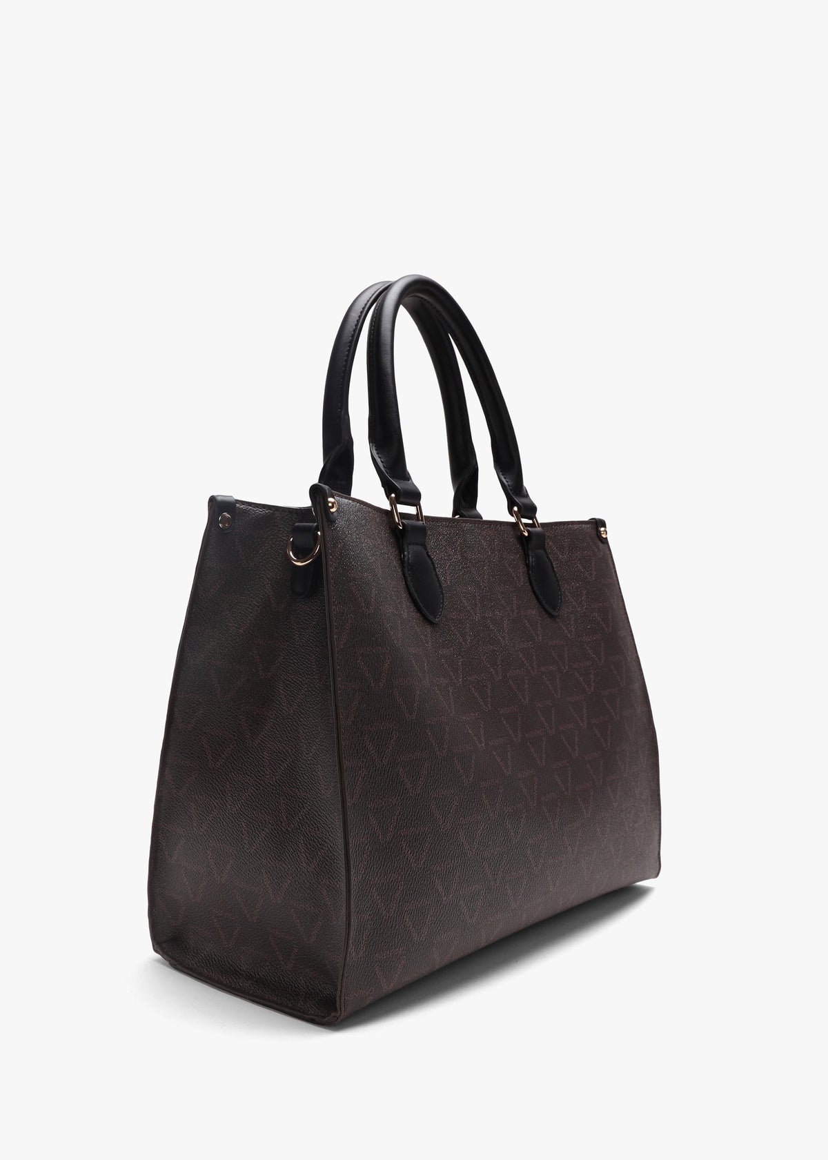 Lady Relove Recycle Moro Nero Logo Shopper Bag