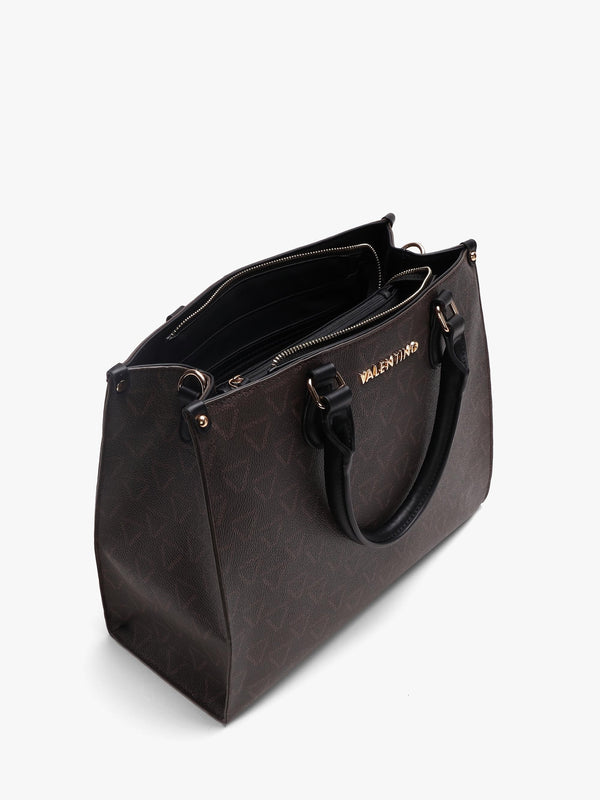 Lady Relove Recycle Moro Nero Logo Shopper Bag
