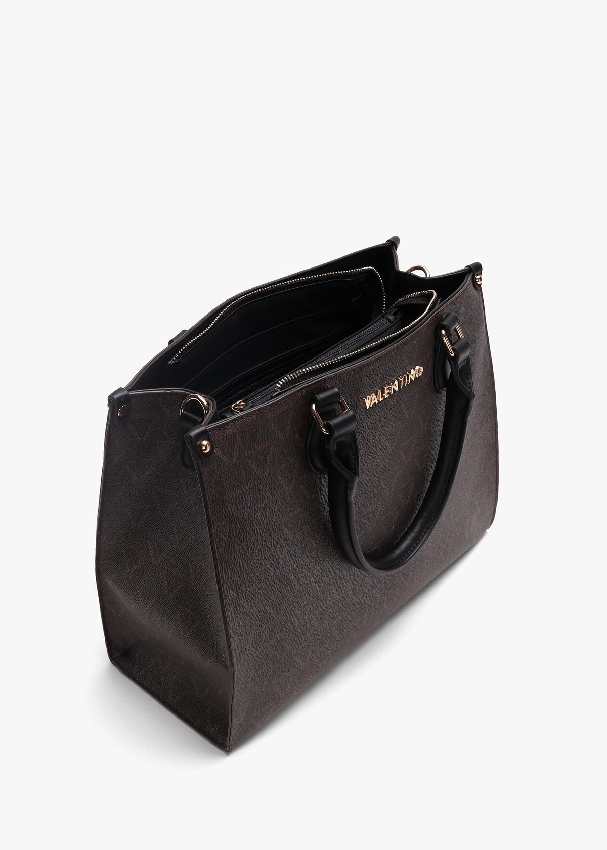 Lady Relove Recycle Moro Nero Logo Shopper Bag