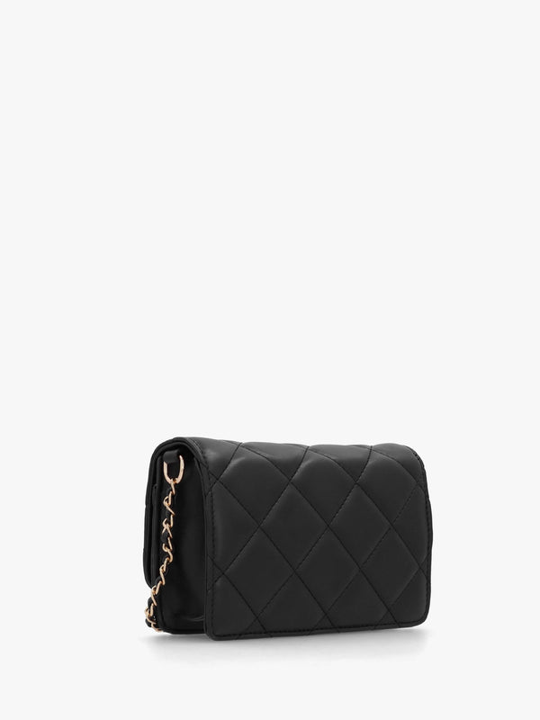 Ocarina II Quilted Nero Shoulder Bag