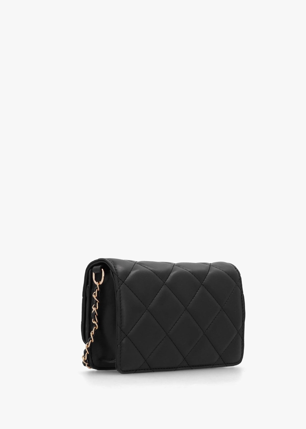 Ocarina II Quilted Nero Shoulder Bag