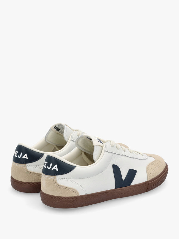 Women's Volley O.T Leather White Nautico Bark Trainers