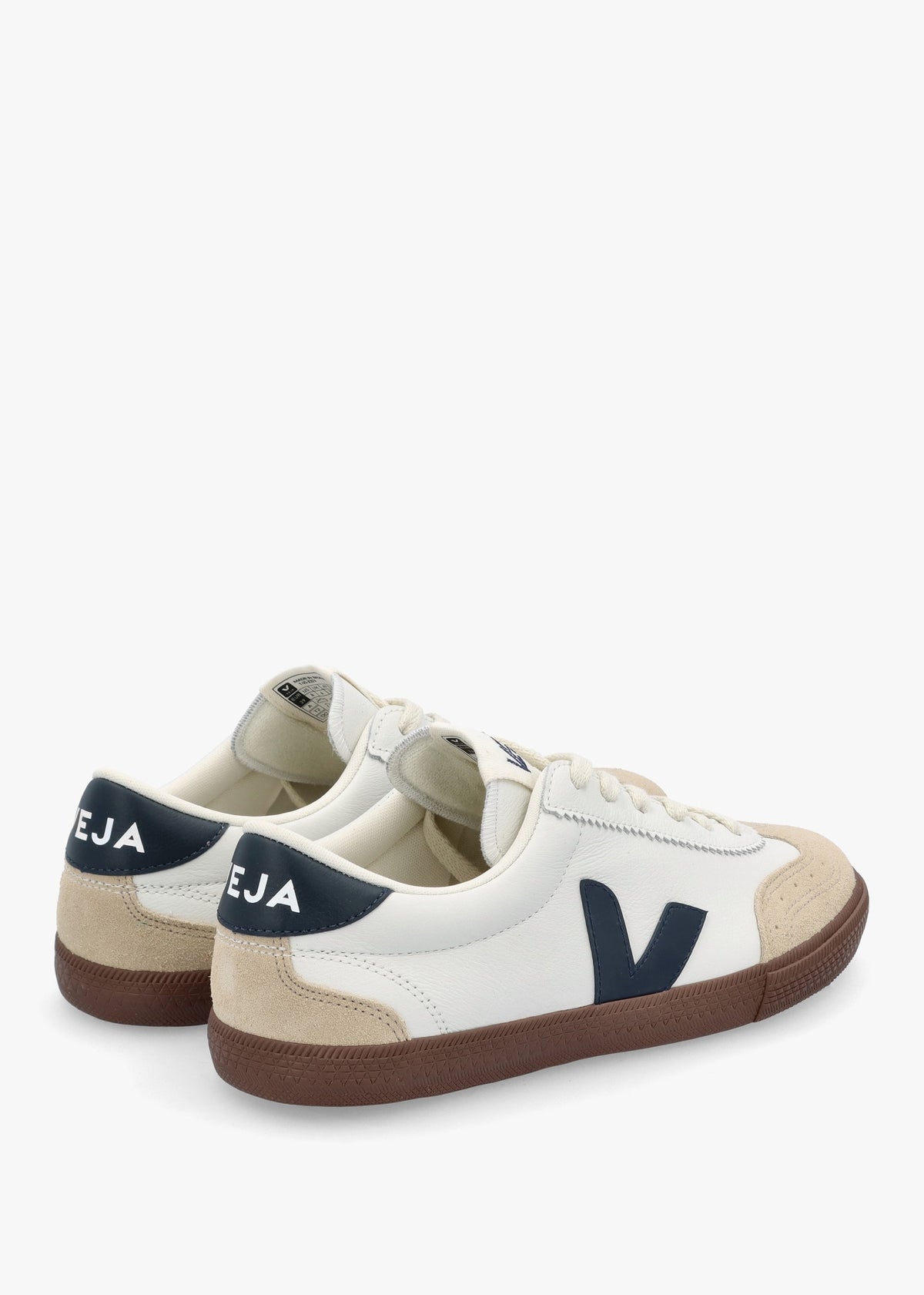 Women's Volley O.T Leather White Nautico Bark Trainers