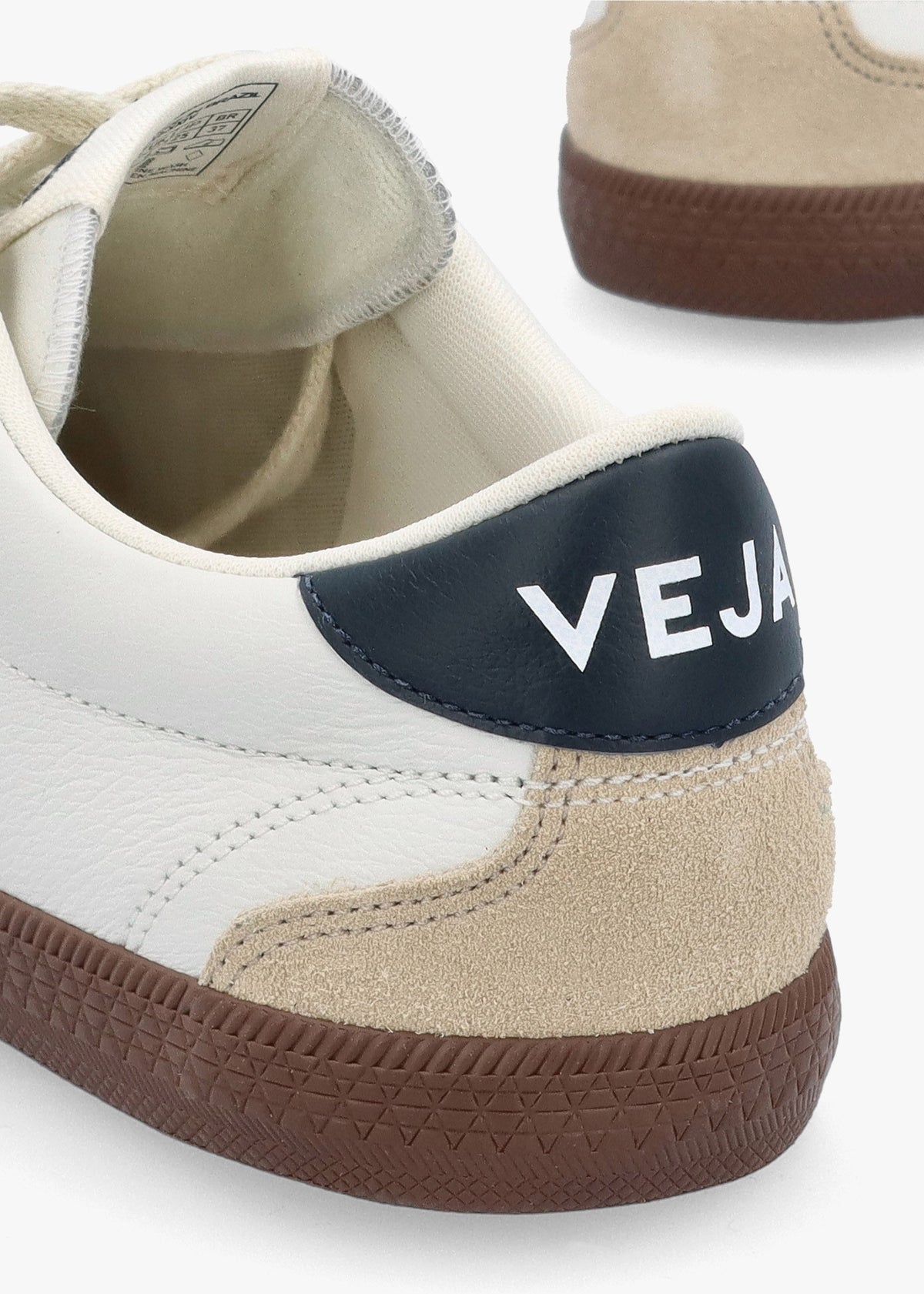 Women's Volley O.T Leather White Nautico Bark Trainers