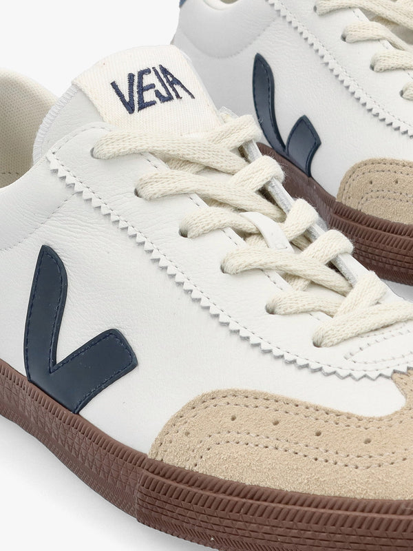 Women's Volley O.T Leather White Nautico Bark Trainers