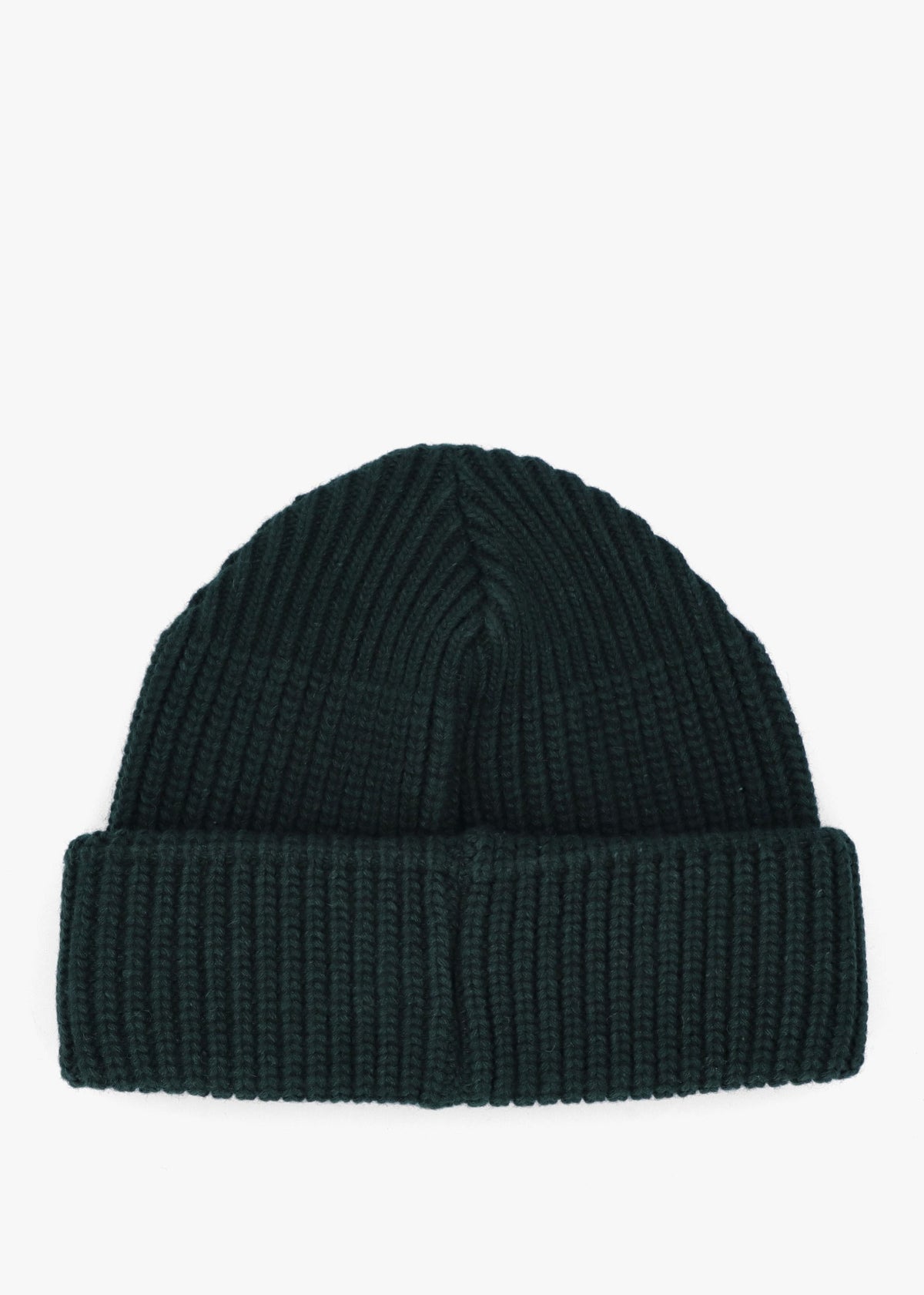 Unisex Sporty Recycled Wool Dark Green Orb Beanie Hat
