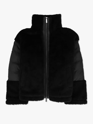 Orma Black Wool & Nylon Jacket