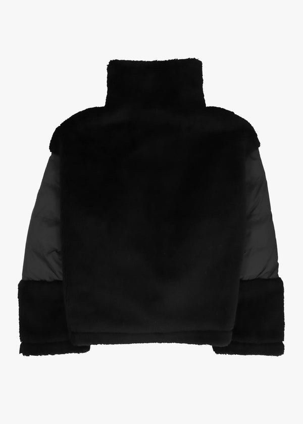 Orma Black Wool & Nylon Jacket