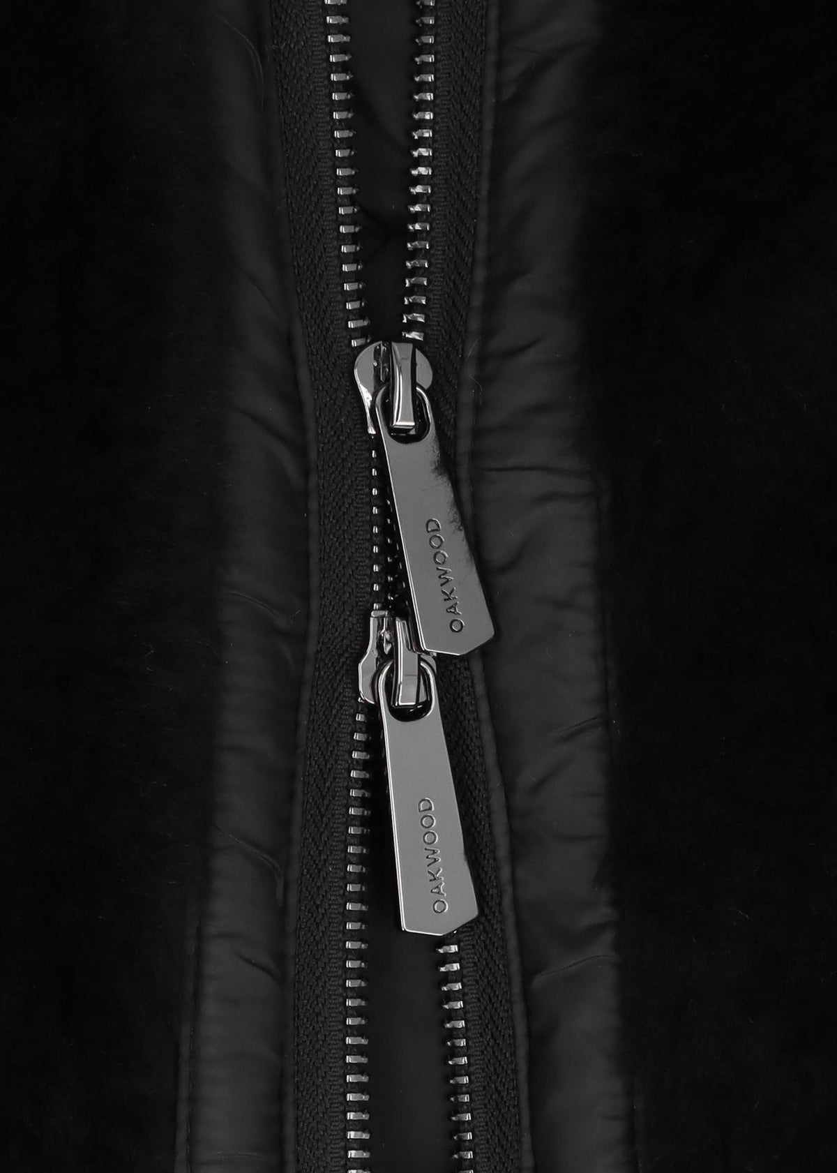 Orma Black Wool & Nylon Jacket