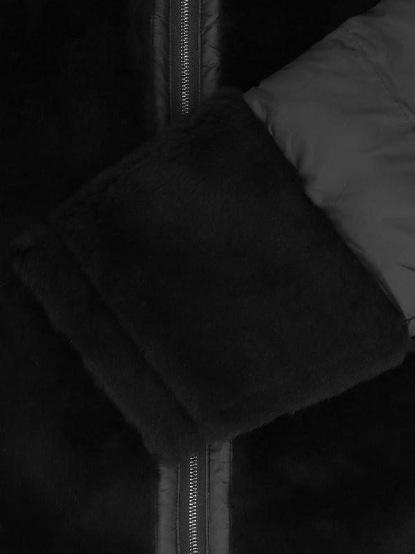 Orma Black Wool & Nylon Jacket