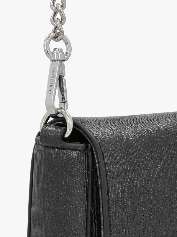 Materia Nero Metallic Shoulder Bag