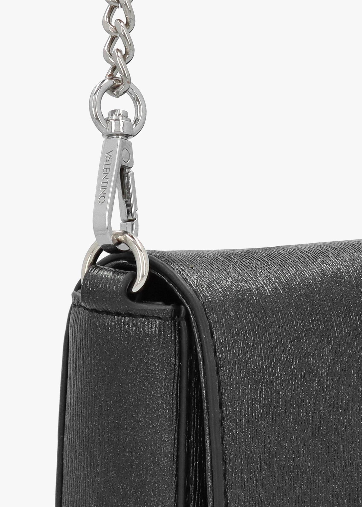 Materia Nero Metallic Shoulder Bag