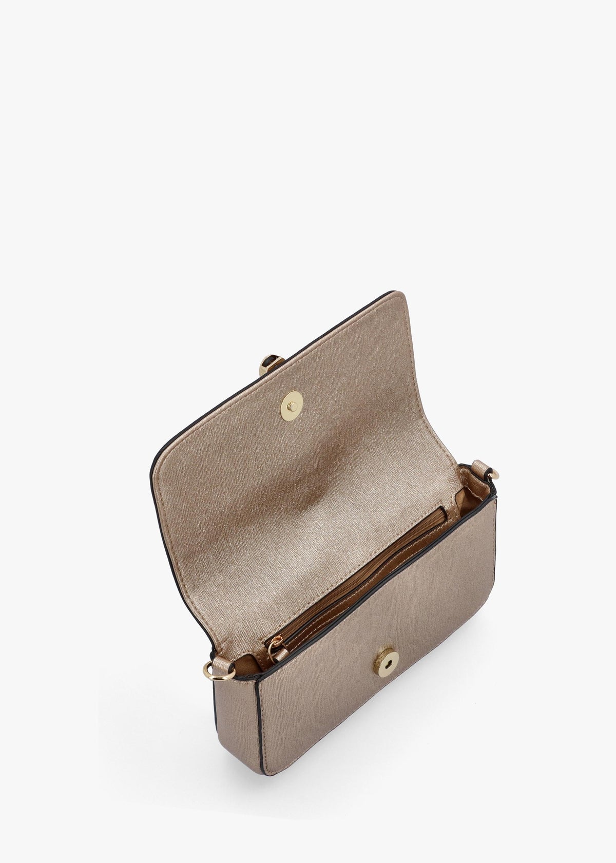 Materia Oro Metallic Shoulder Bag