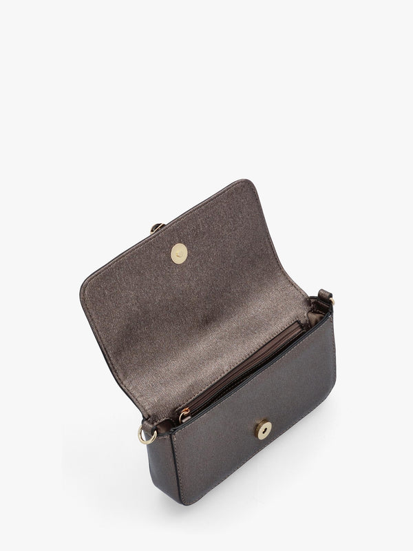 Materia Bronzo Metallic Shoulder Bag
