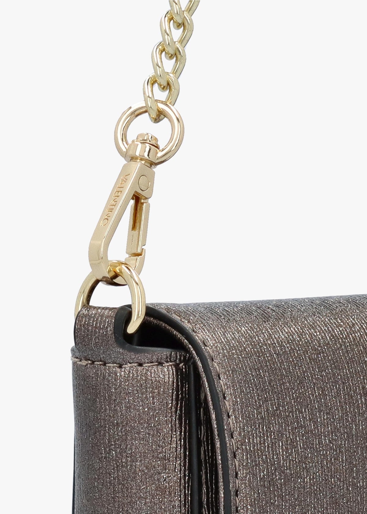 Materia Bronzo Metallic Shoulder Bag
