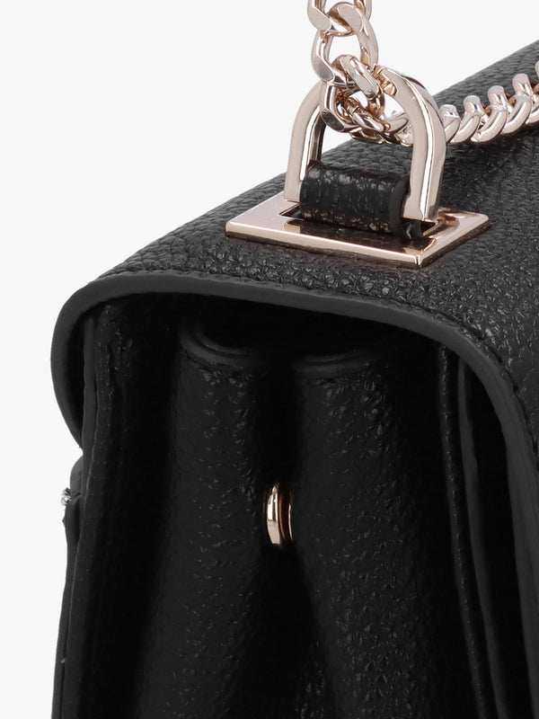Cresidia Black Cross-Body Bag