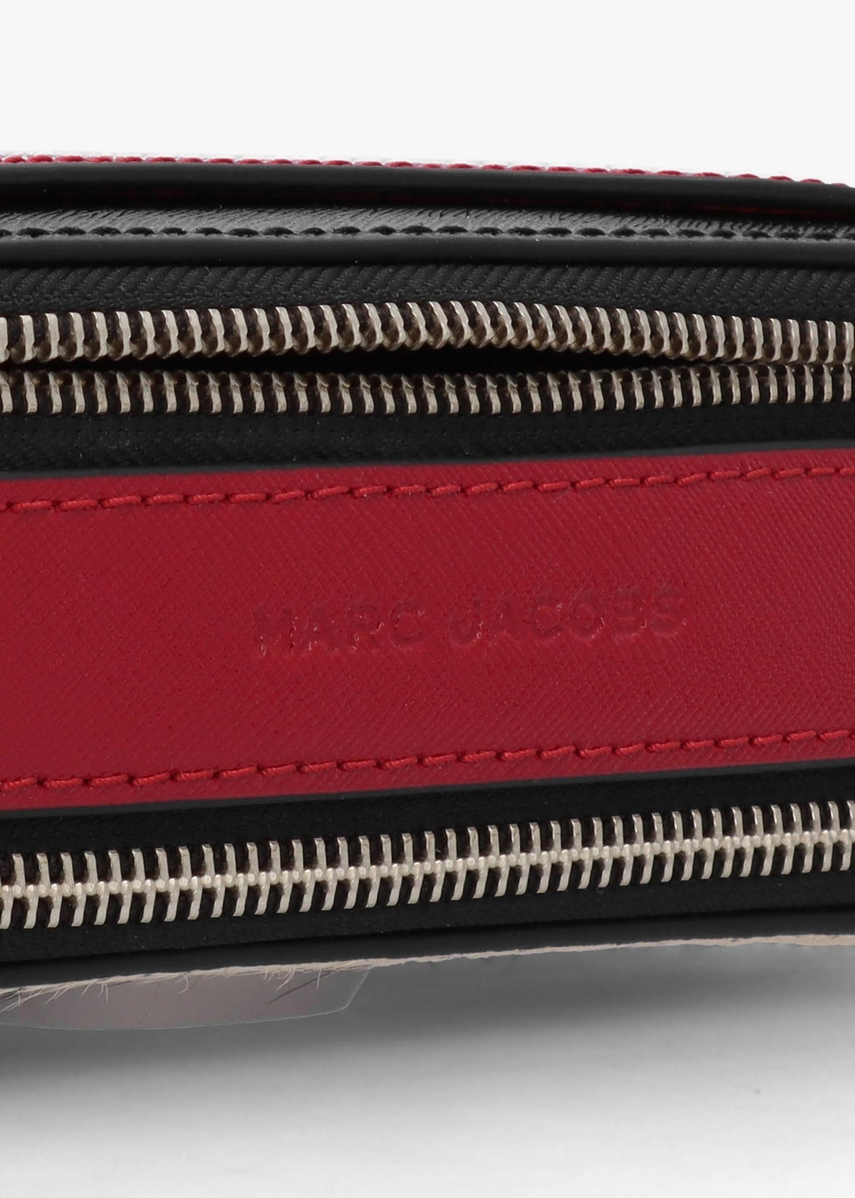 The Zebra Calf Hair Snapshot Black & White Leather Camera Bag